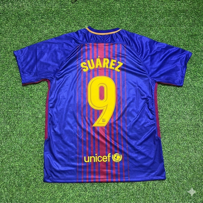 Luis Suárez 9- Barcelona 2017/2018 Season Football Jersey Kit