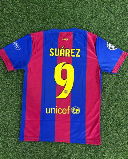 Luis Suárez Barcelona Retro Football Jersey Kit