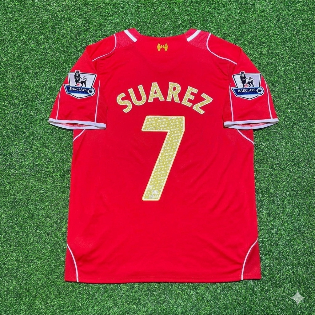 Luis Suárez #7 Liverpool Special Retro Football Jersey