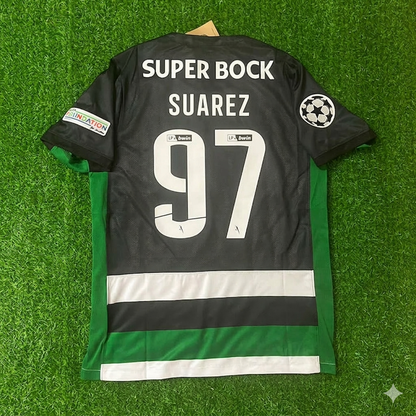 Luis Suárez 97- Sporting Lisbon Home Green Football Jersey