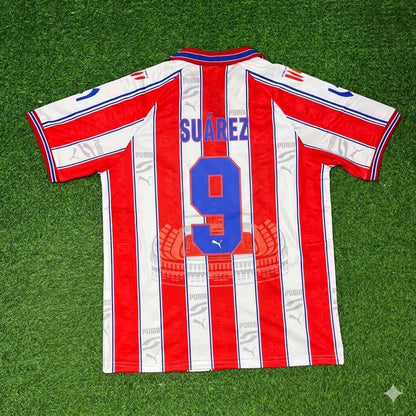 Luis Suarez Atletico Madrid Retro Football Jersey