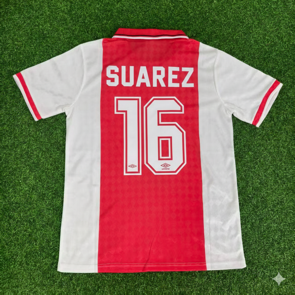 Luis Suarez AFC Ajax Retro Football Jersey Kit