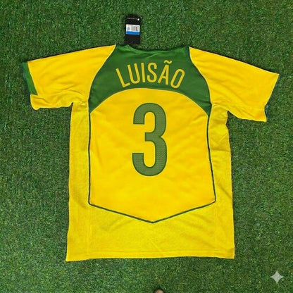 Luisão 3 Brazil 2004 2006 Retro Football Jersey Kit