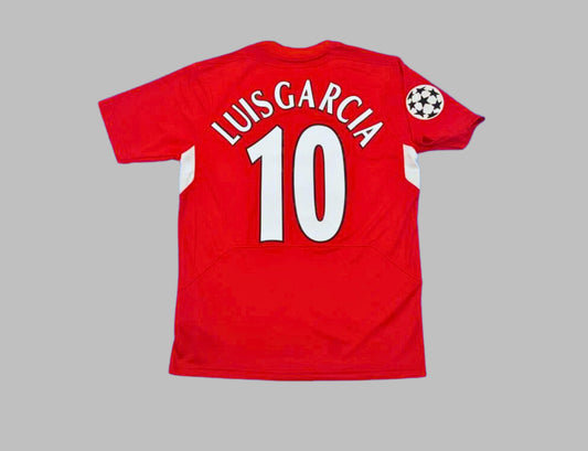 Luis Garcia 10 – Liverpool 2005 Champions League Final Red Retro Jersey Trikot