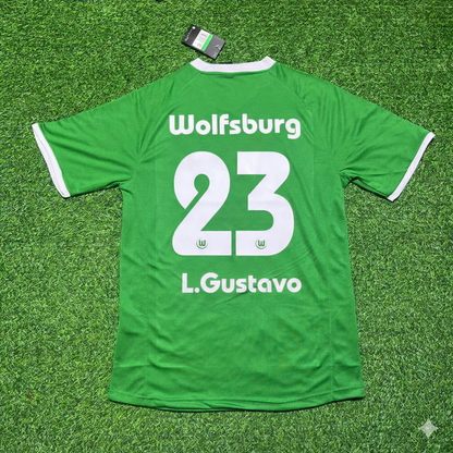 Luiz Gustavo VfL Wolfsburg Meisterjahr Retro Fußballtrikot Jersey