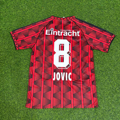 Luka Jović 8- Eintracht Frankfurt Retro Fußballtrikot Jersey