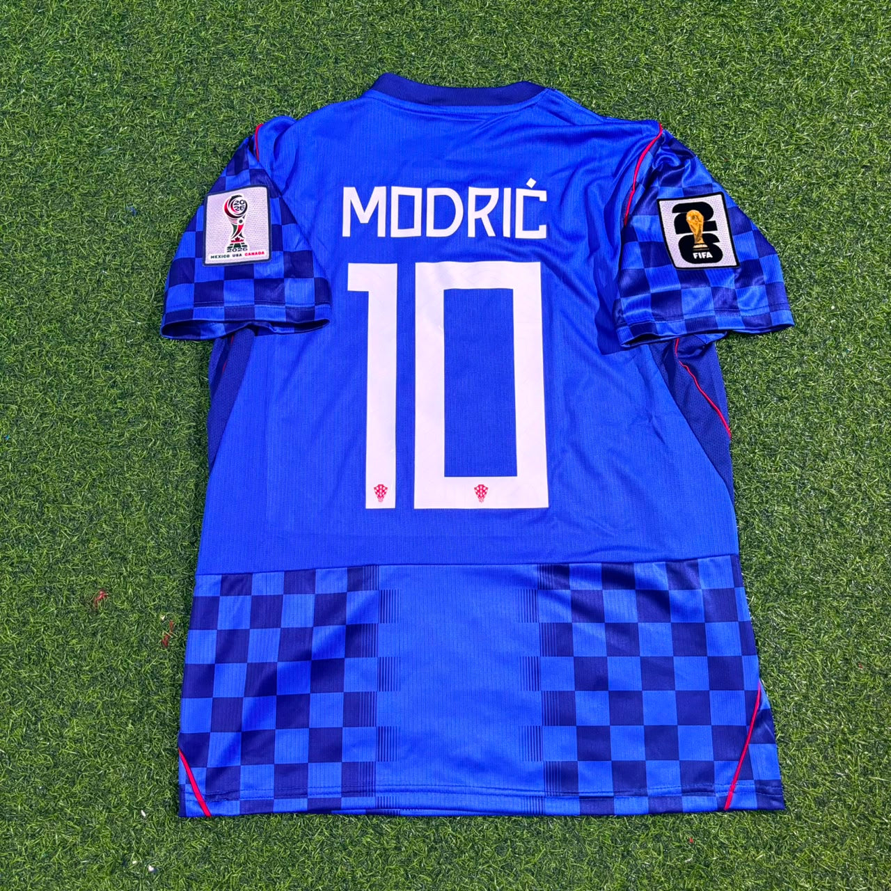 Croatia World Cup 2026 Luka Modrić Away Blue Football Jersey