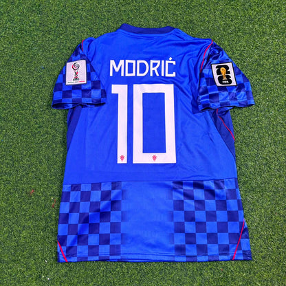 Croatia World Cup 2026 Luka Modrić Away Blue Football Jersey