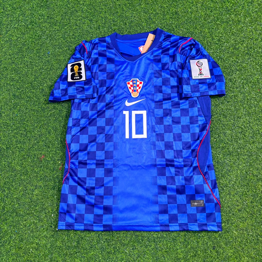 Croatia World Cup 2026 Luka Modrić Away Blue Football Jersey