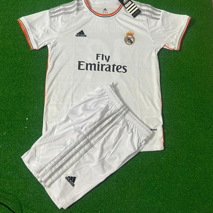 Luka Modric Real Madrid 2014 Final Kids Soccer Kids Football Jersey Kit