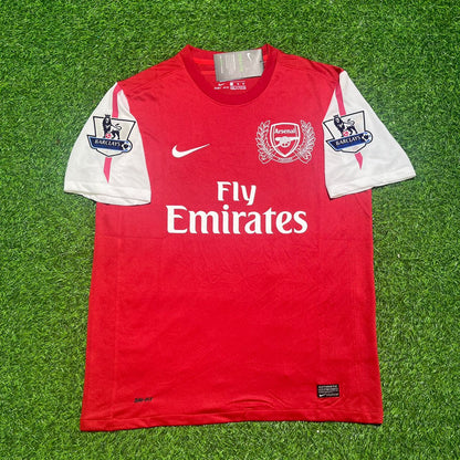 Lukas Podolski Arsenal 2011-2012 Retro Football Jersey Kit