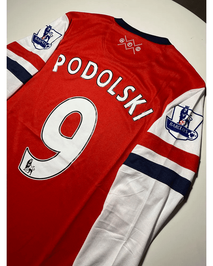 Lukas Podolski Arsenal 2011 - 2012 Retro Football Jersey Kit