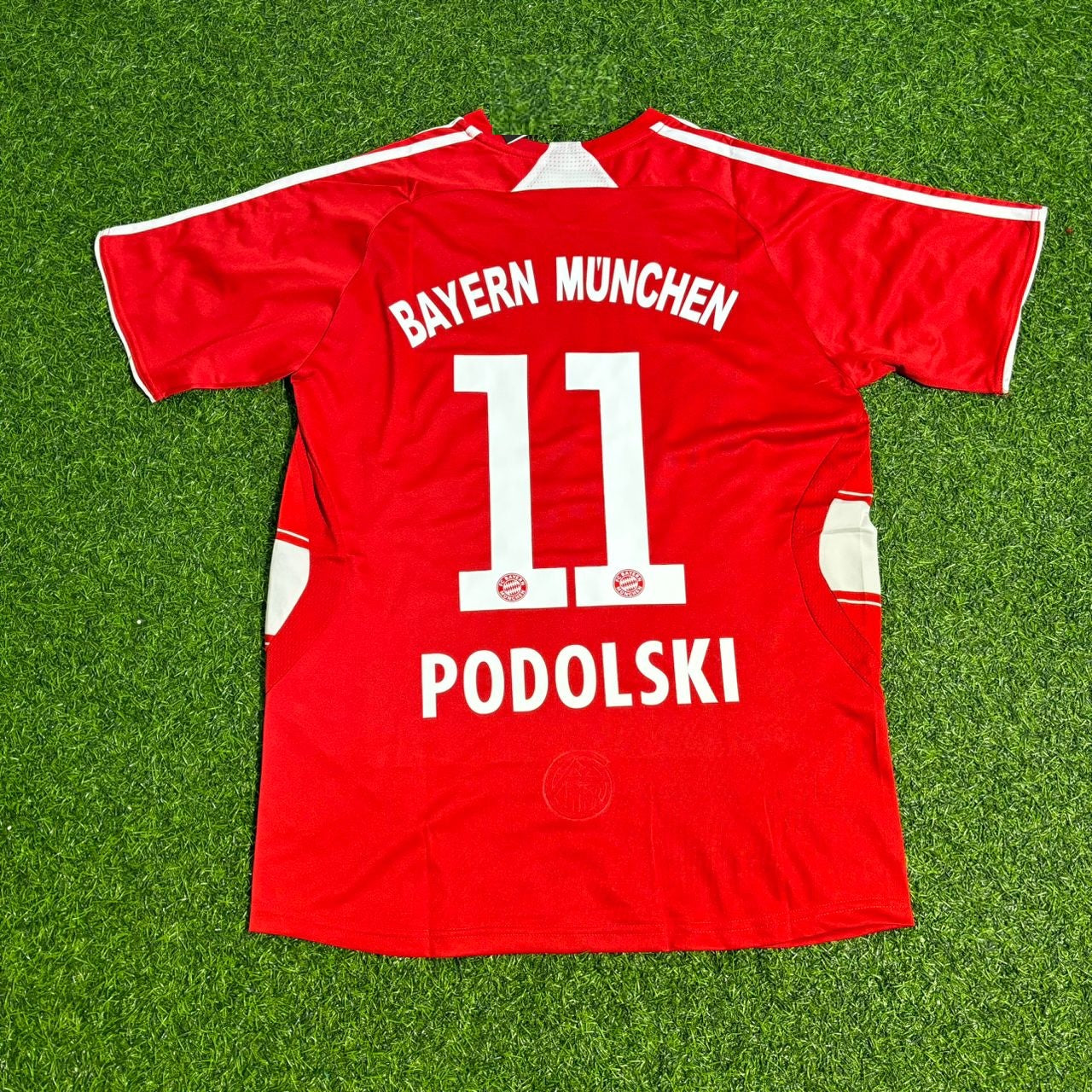 Lukas Podolski Bayern Munich 2007 2009 Retro Football Jersey Kit
