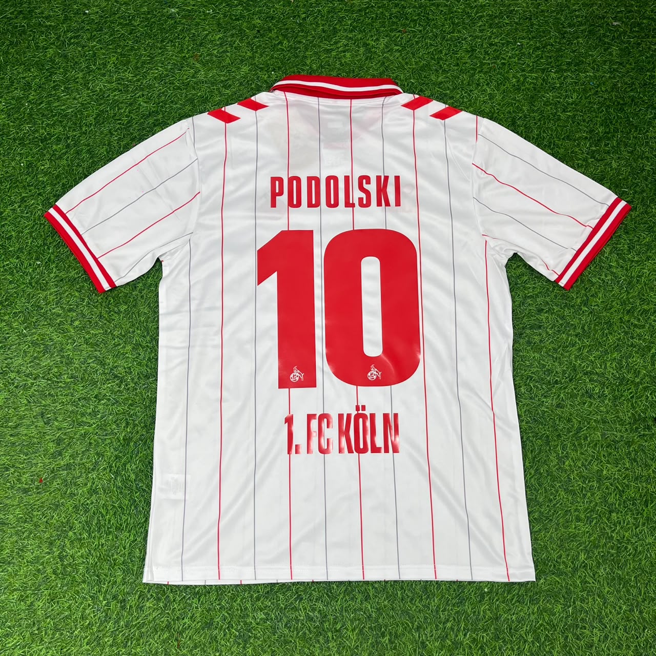Lukas Podolski FC Köln Commemorative Retro Football Jersey Kit