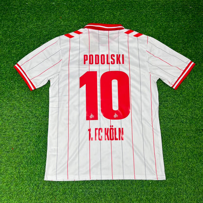 Lukas Podolski FC Köln Commemorative Retro Football Jersey Kit