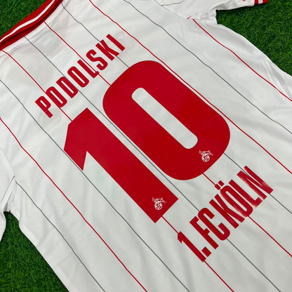 Lukas Podolski FC Köln Commemorative Retro Football Jersey Kit