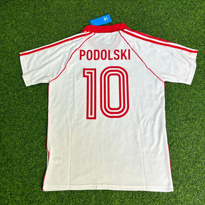 Lukas Podolski FC Köln Retro Football Jersey