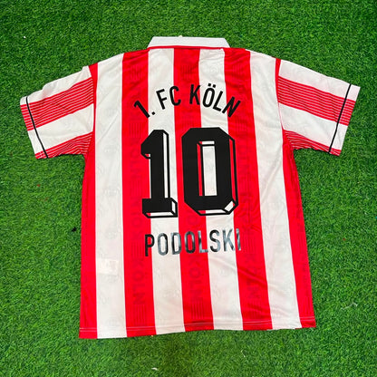 Lukas Podolski #10 FC Köln Retro Fußballtrikot