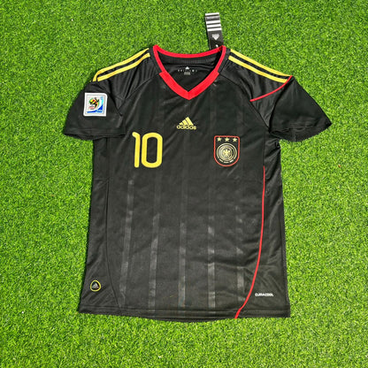 Germany World Cup 2010 Lukas Podolski - Deutschland Black Football Jersey