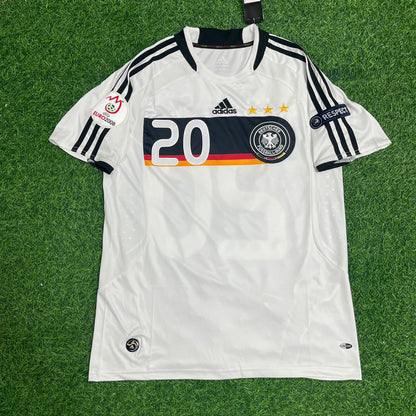 Germany EURO 2008 Lukas Podolski Retro Football Jersey Kit