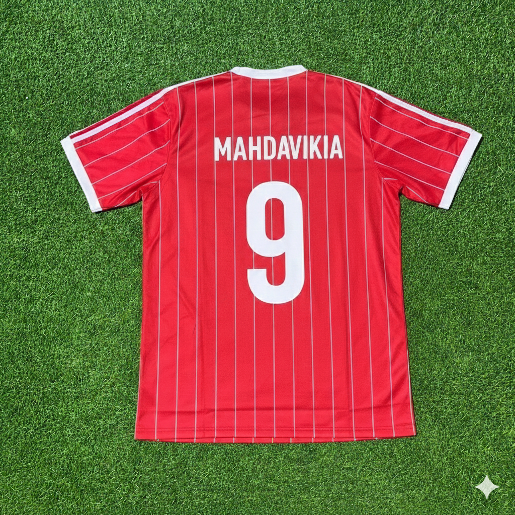 Mehdi Mahdavikia Hamburger SV Rotes Heimtrikot Retro Fußballtrikot Jersey
