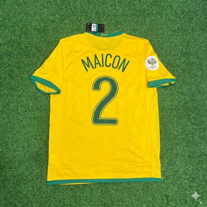 Brazil World Cup 2006 Maicon #2 Football Jersey