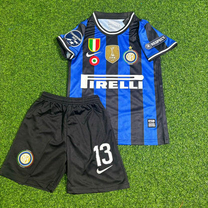 Maicon Inter 2011-2012 Kids Football Jersey Kit