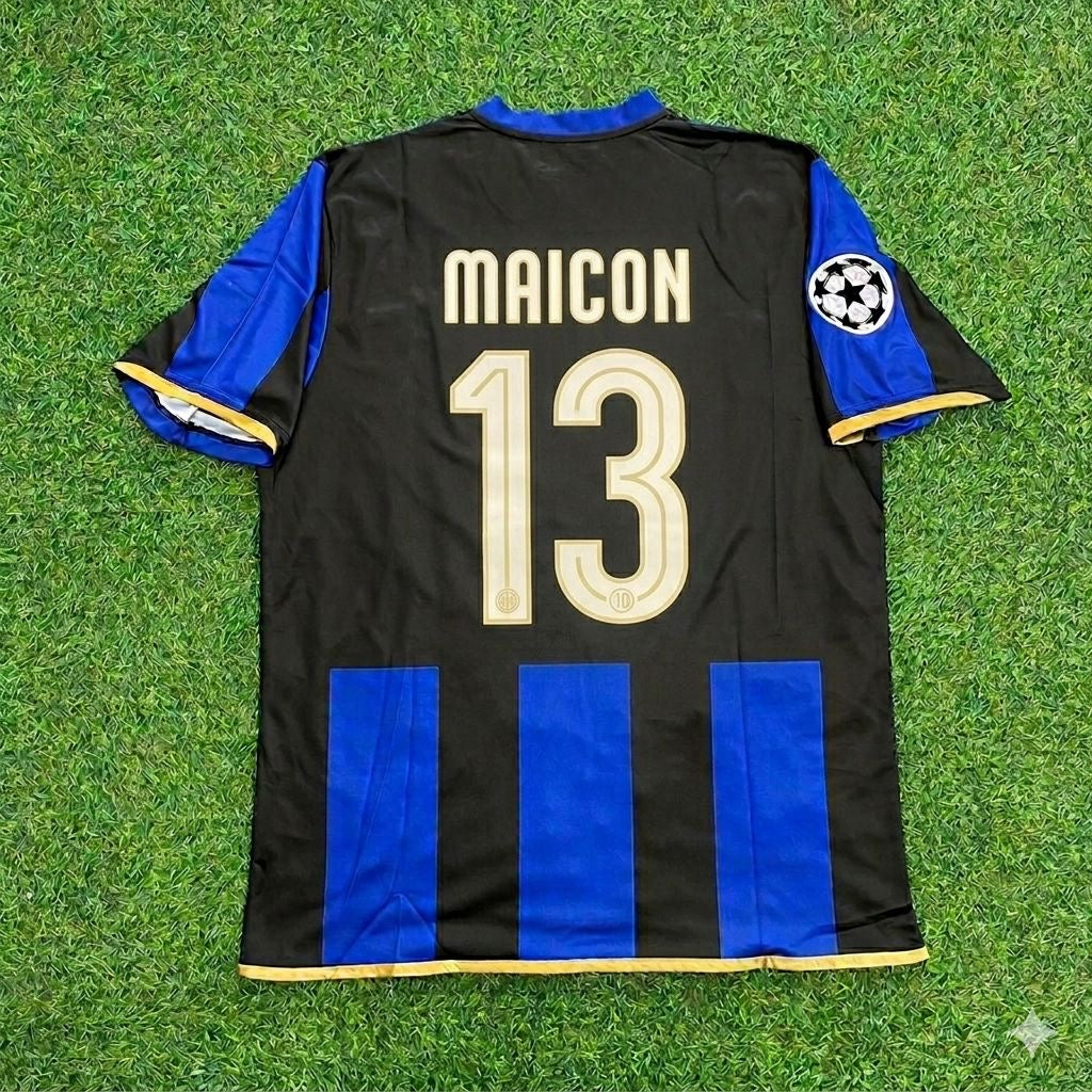 Maicon #13 Inter Milan 2008/09 Retro Football Jersey Kit