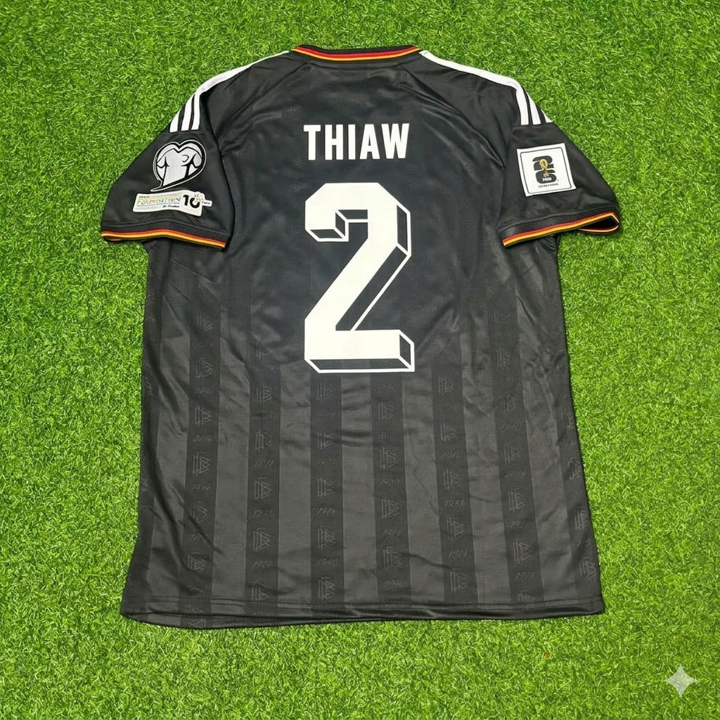 Germany 2026 Malick Thiaw #2 Black Style Soccer Kit Football Jersey