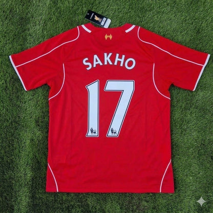 Mamadou Sakho 17- Liverpool 2014/15 Home Retro Football Jersey Kit