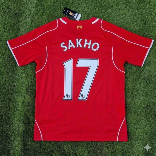 Mamadou Sakho 17- Liverpool 2014/15 Home Retro Football Jersey Kit