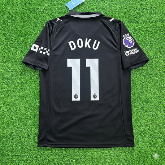 Jérémy Doku Manchester City Black 2026 Football Jersey