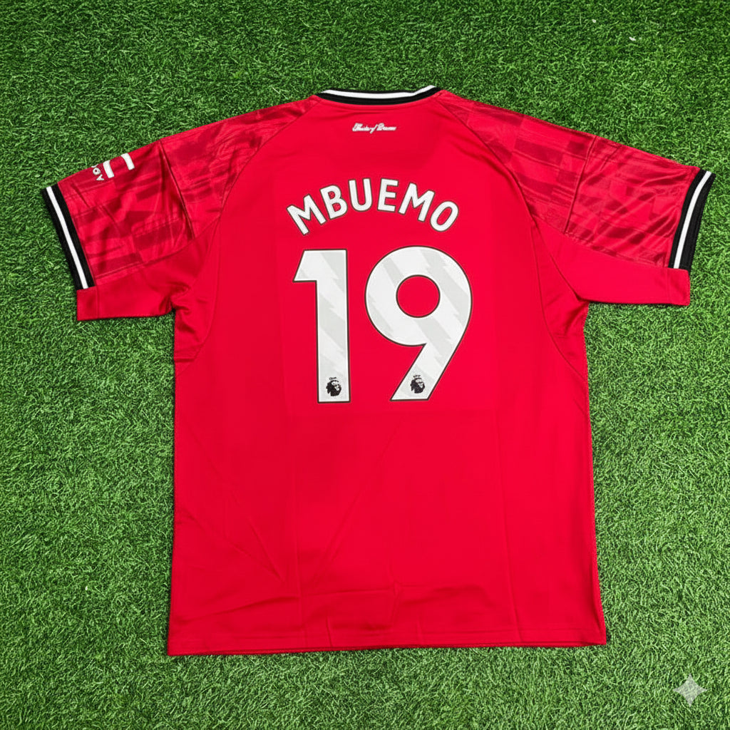 Bryan Mbeumo Manchester United 2026 Football Jersey Kit
