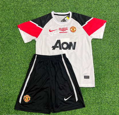 Rio Ferdinand Manchester United 2011 Champions League Final Kids Retro Football Jersey Collection