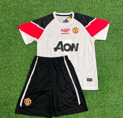 Manchester United 2011 Champions League Final Kids Retro Football Jersey Collection