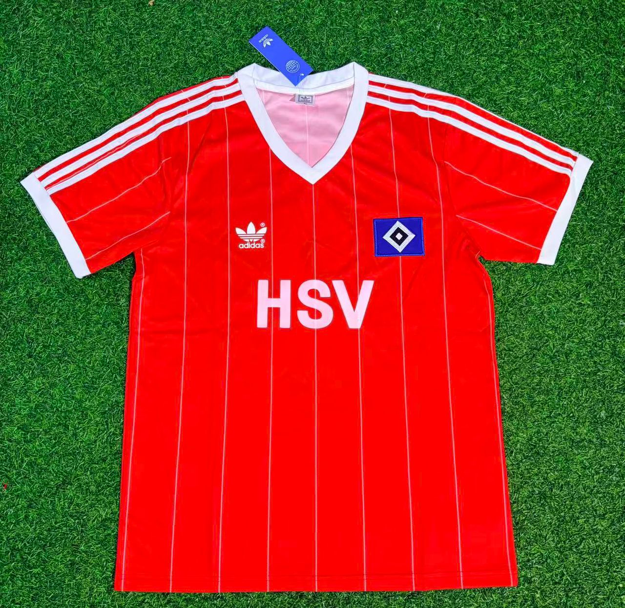 Kevin Keegan Hamburger SV Red Retro Fußballtrikot Jersey