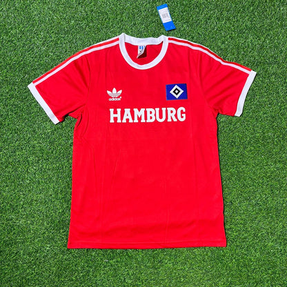 Tony Yeboah Hamburger SV Rotes Heimtrikot Retro Fußballtrikot Special Edition