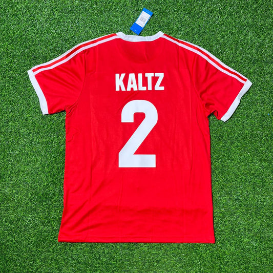 Manfred Kaltz Hamburger SV Rotes Heimtrikot Retro Fußballtrikot