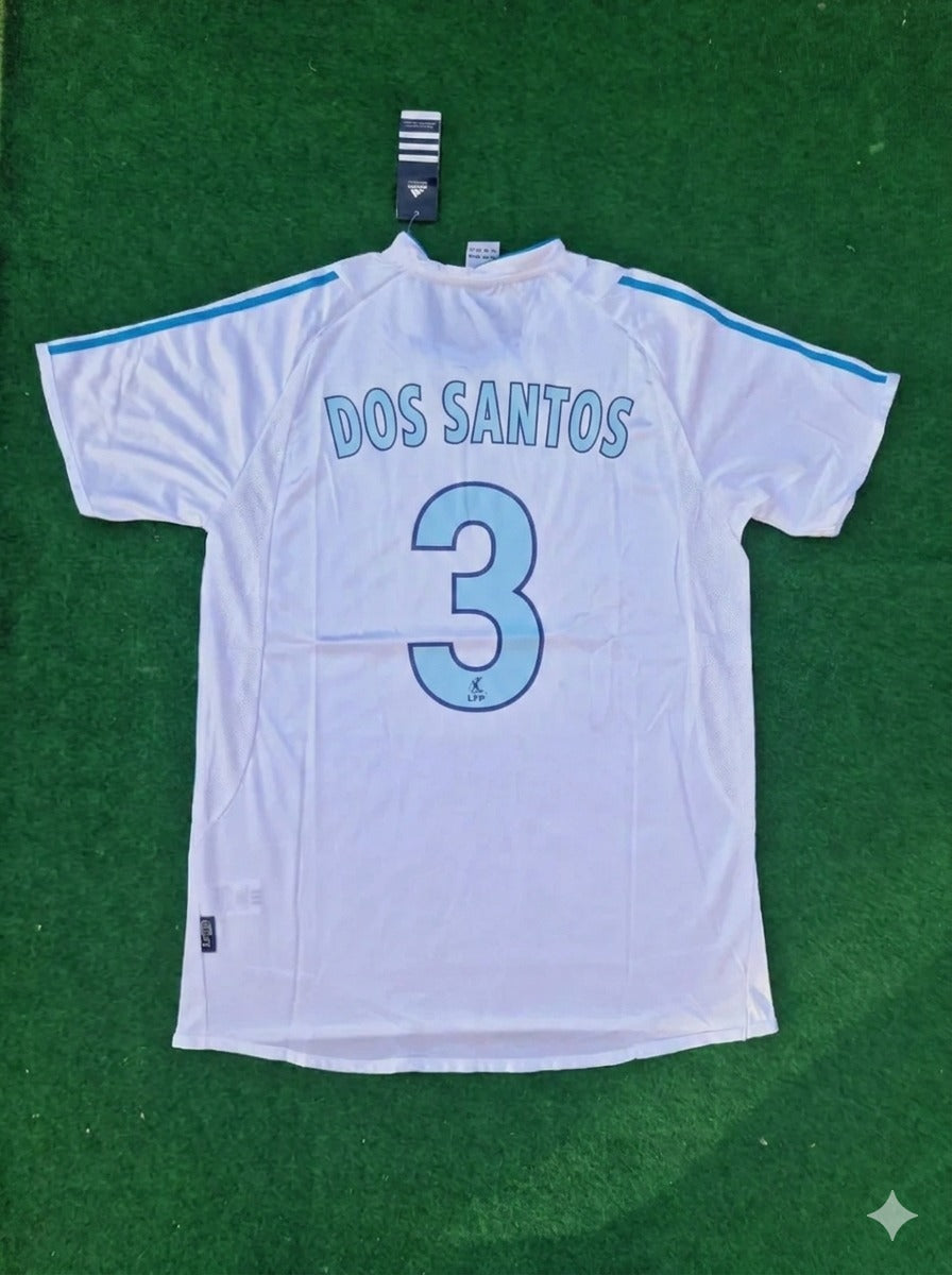 Manuel Dos Santos 3- Olympique Marseille 2003/04 Home OM Football Jersey