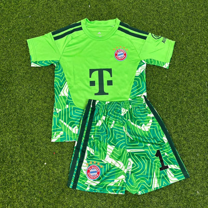 Manuel Neuer Bayern Munich Green Goalkeeper Football Jersey
