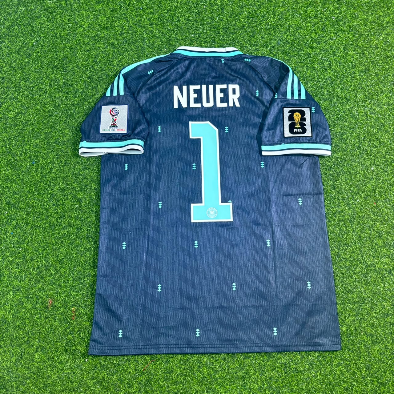 Germany World Cup 2026 Manuel Neuer Goalkeeper Blue Football Jersey