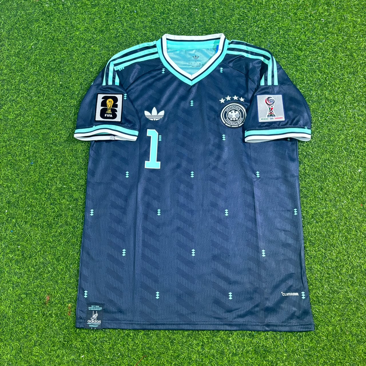 Germany World Cup 2026 Manuel Neuer Goalkeeper Blue Football Jersey
