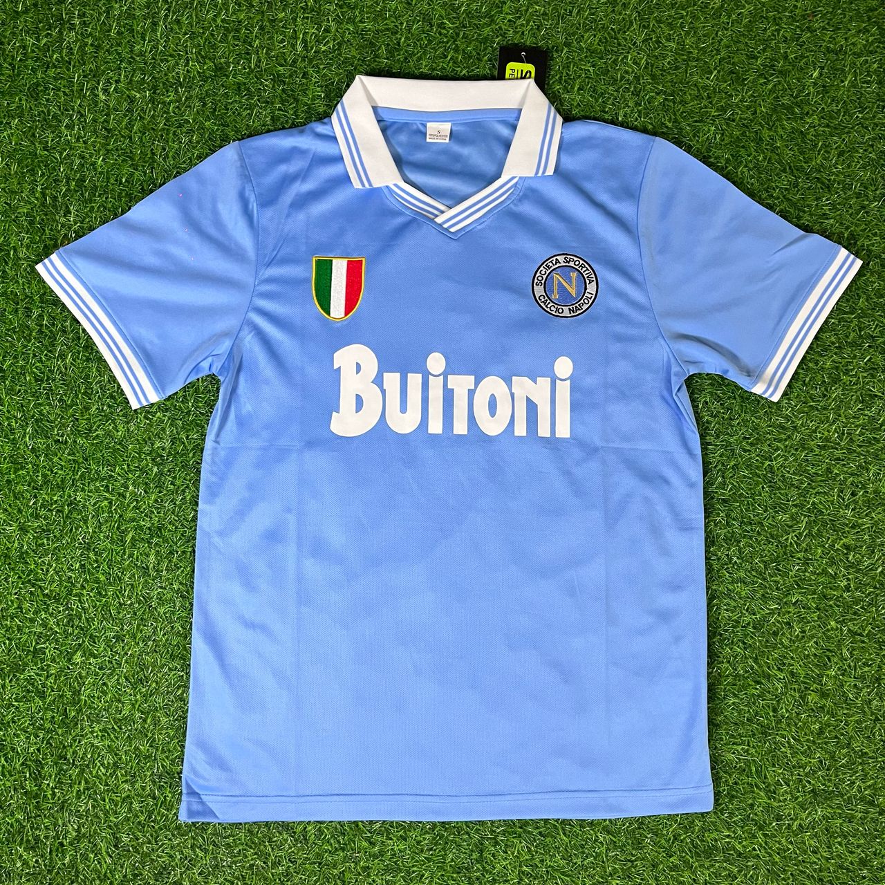 Diego Armando Maradona 10 - Napoli 1985 Retro Football Jersey Trikot Maillot Maglia