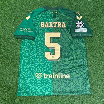 Real Betis 2027 Marc Bartra #5 Away Champions League Patch Football Jersey