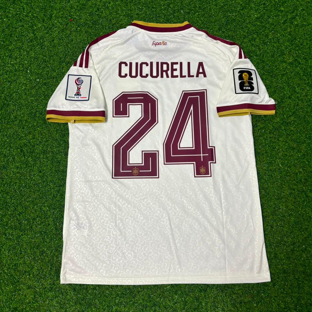 Spain World Cup 2026 Marc Cucurella #24 Away Football Jersey