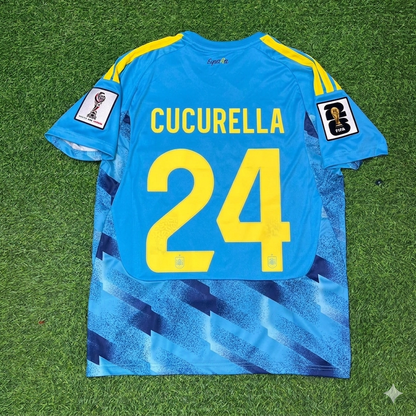 Marc Cucurella #24 Spain 2026 World Cup Blue Special Football Jersey