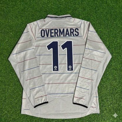 Marc Overmars #11 Barcelona 2003 2004 Away Long Sleeve Retro Football Jersey Collection