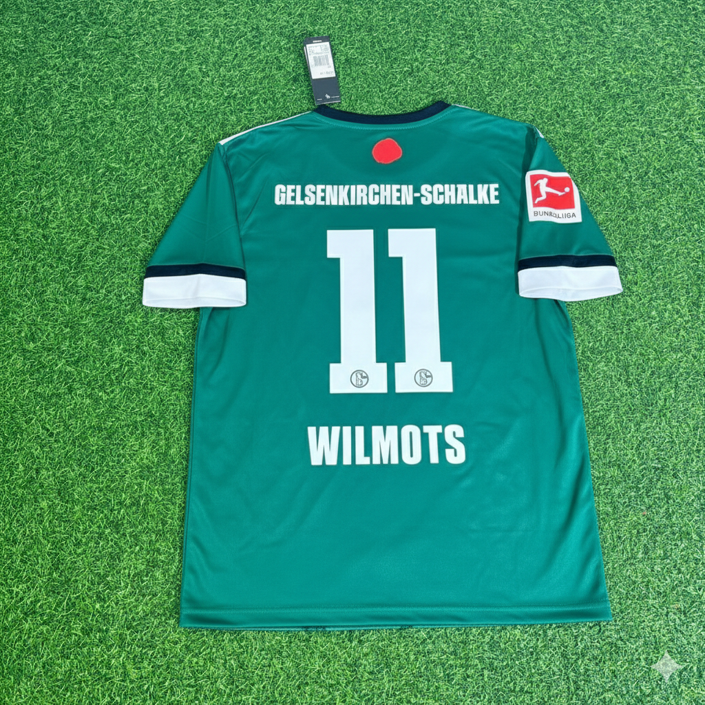 Marc Wilmots Schalke 04 Gelsenkirchen Special Edition Football Jersey Kit