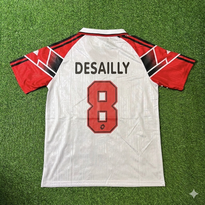 Marcel Desailly #8 AC Milan 1997 Away Retro Football Jersey Kit