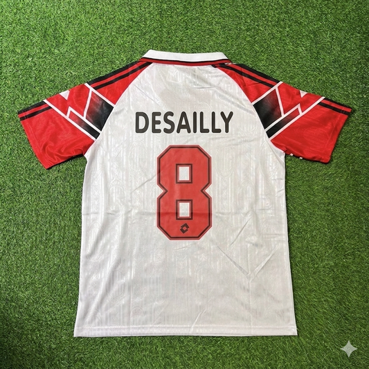 Marcel Desailly #8 AC Milan 1997 Away Retro Football Jersey Kit